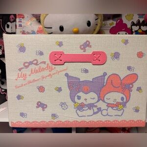 My melody & kuromi collapsible bins (set of 2)
